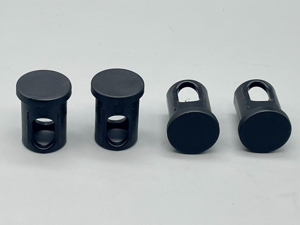 Top End Cap and Bottom End Cap for Frame, 4 Pk, Parts Drive R726 Rollator Walker