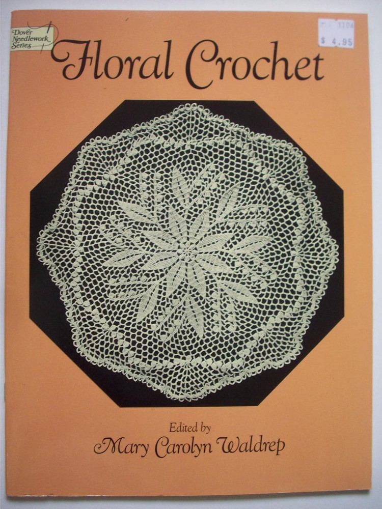 Floral crochet pattern based on old patterns from 1940's 1950's flower doilies
