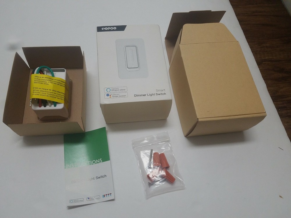 lopoo dimmer light switch 120 smart wifi light switch, Model# WT03S