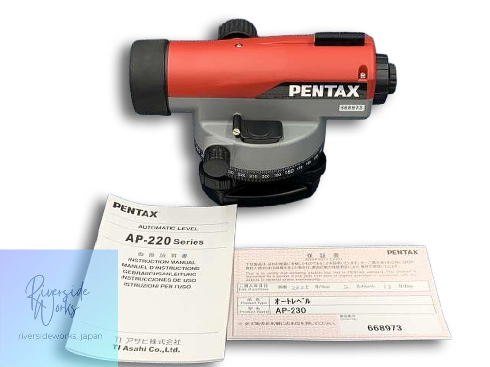 PENTAX AP-230 Auto Level Surveying Tool Used