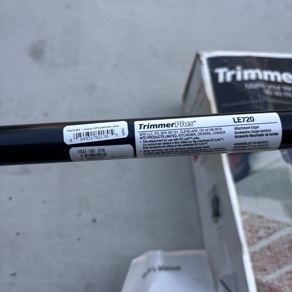 TrimmerPlus LE720 Edger Attachment MULTI-BRAND COMPATIBLE
