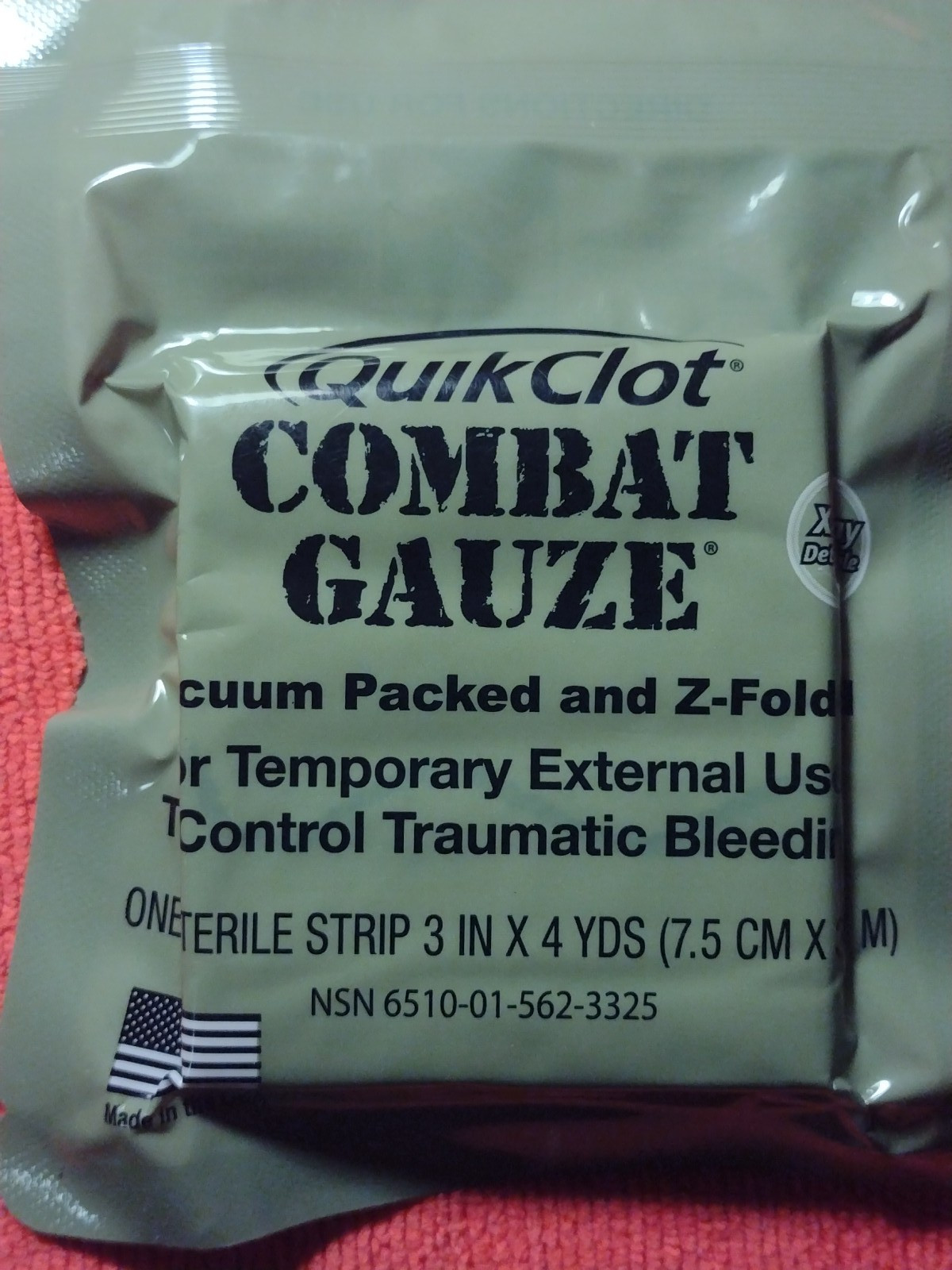 IFAK JFAK COMBAT MEDIC EMT RESCUE QuickClot COMBAT GAUZE Bleed Control EXPIRED