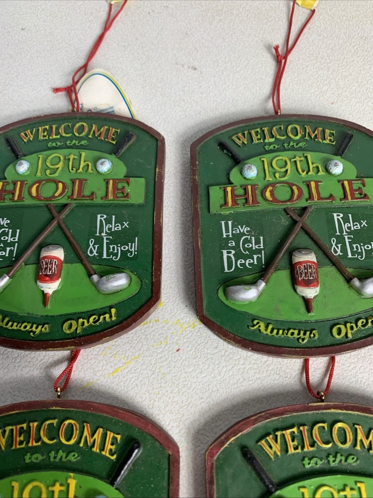 19th Hole Ornaments/beer Holder’s