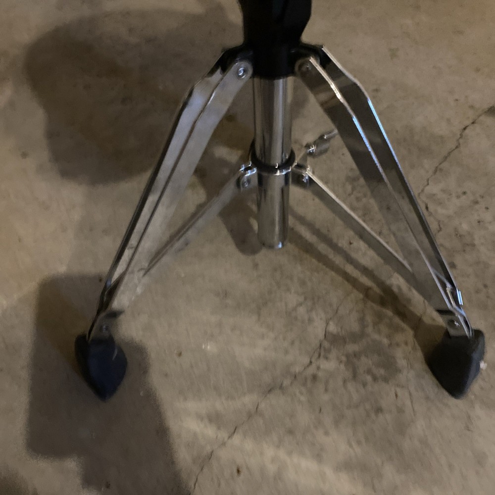 Gibraltar 9608MB Moto Style Drum Throne with Backrest - EUC