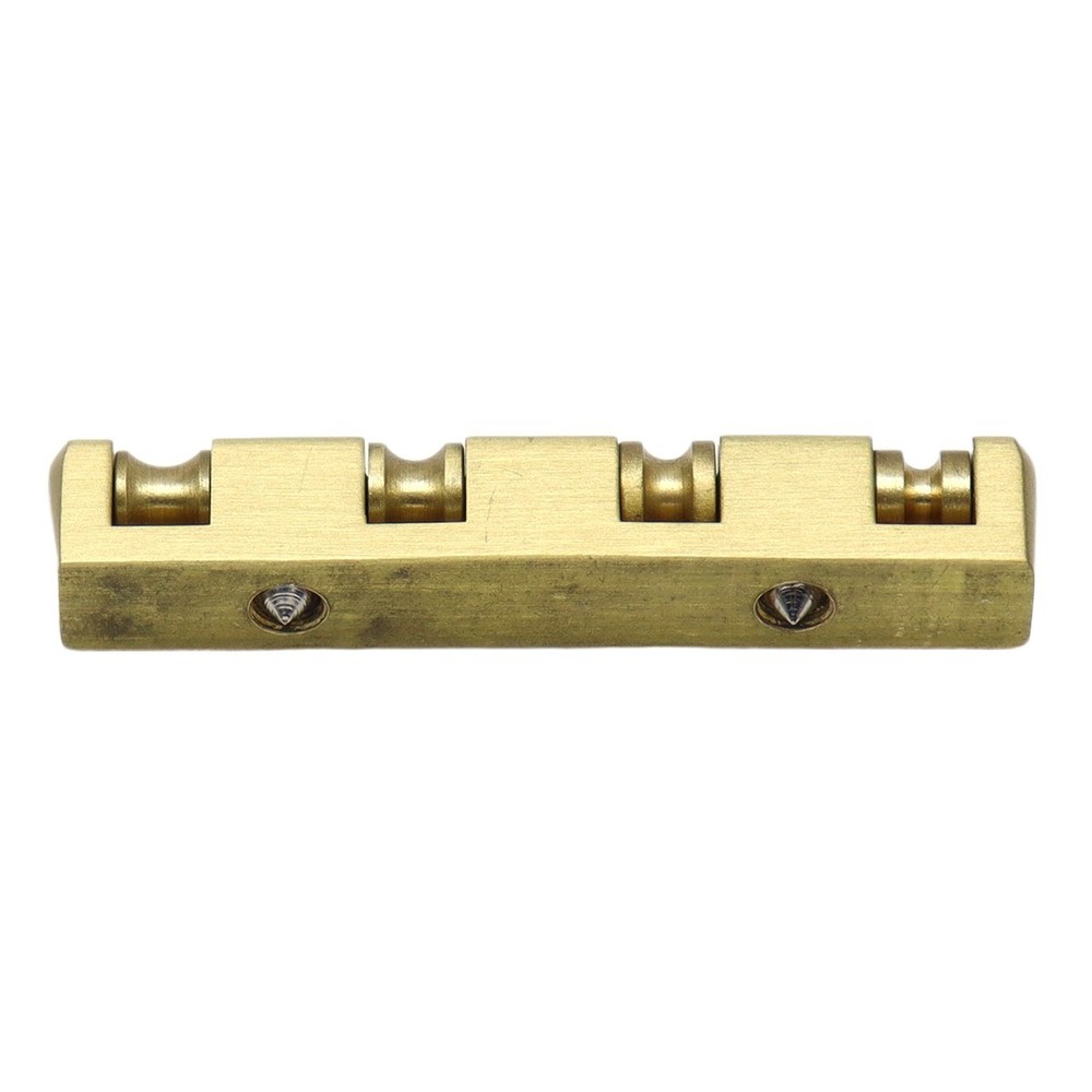 4 String Bass Nut 38mm Split Regulation Adjustable Height Brass Roller Nut