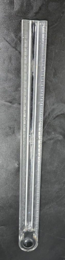 Light Up Measuring Art Ruler 2003 Fiskars Illuminator Red Push Button