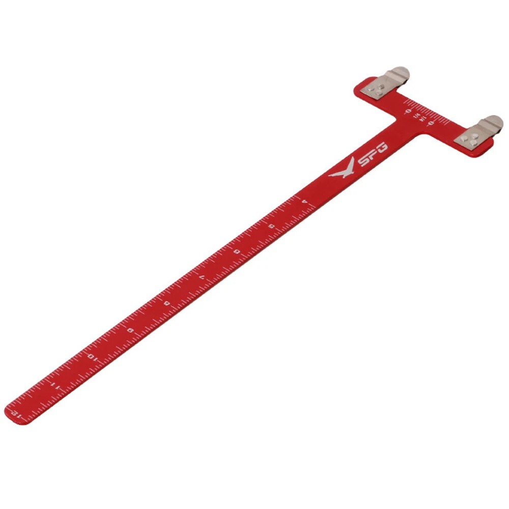 Archery Bow Square T Ruler Professional Hunting Measurement Tool Arrow Bowstring