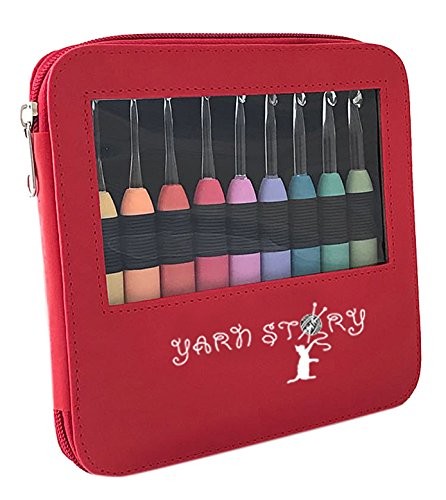 ™ Light Up Crochet Hook Set 9/pkg - 9 Pcs Lighted Crochet Hooks Complete Set ...