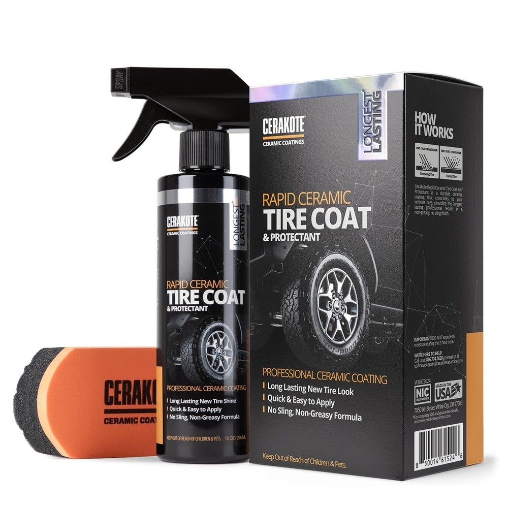 Ceramic Tire Shine Coating Deep Black Long Lasting Tire Dressing