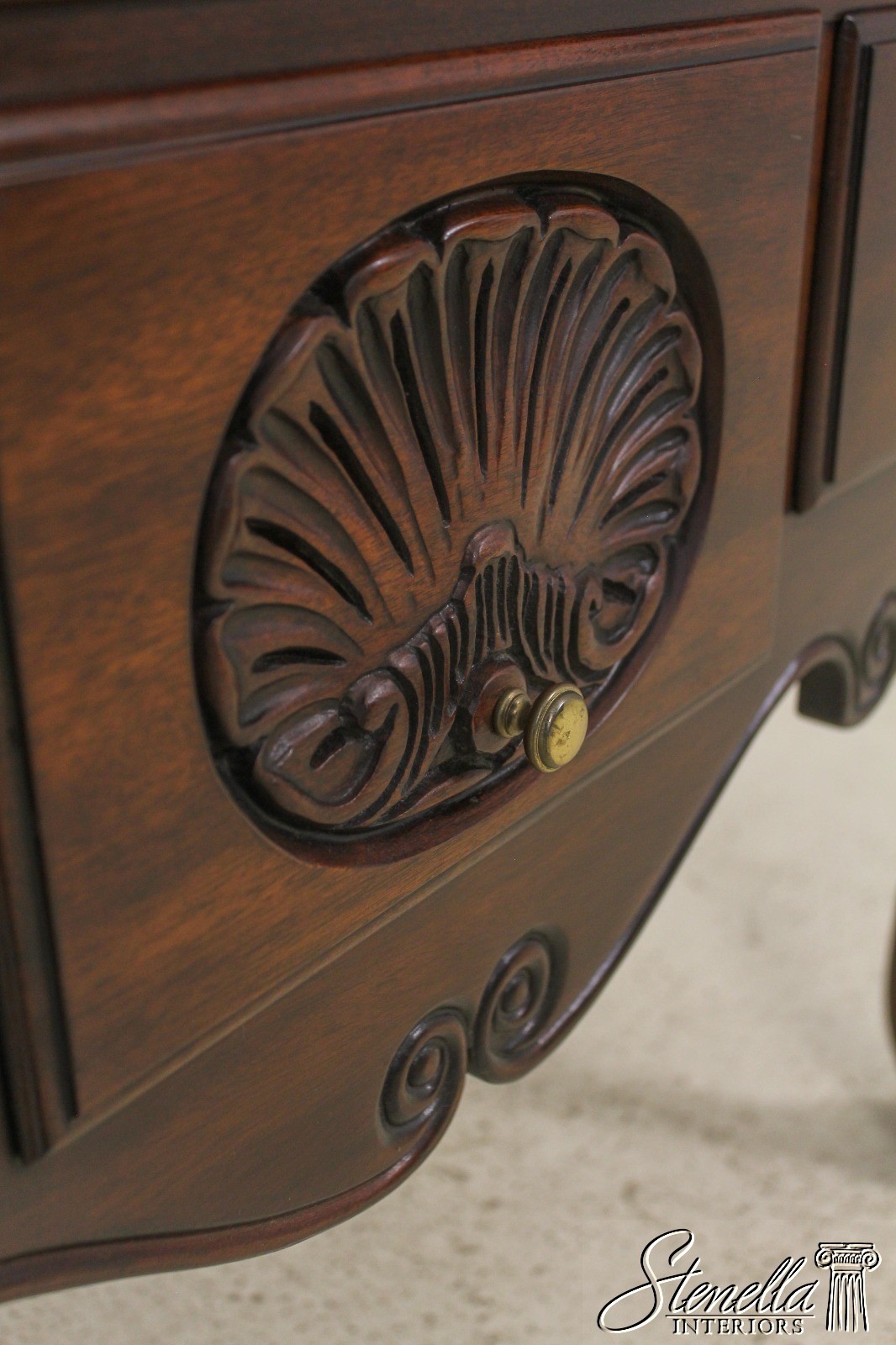 LF58143: HENKEL HARRIS 3 Part Queen Anne Mahogany Highboy