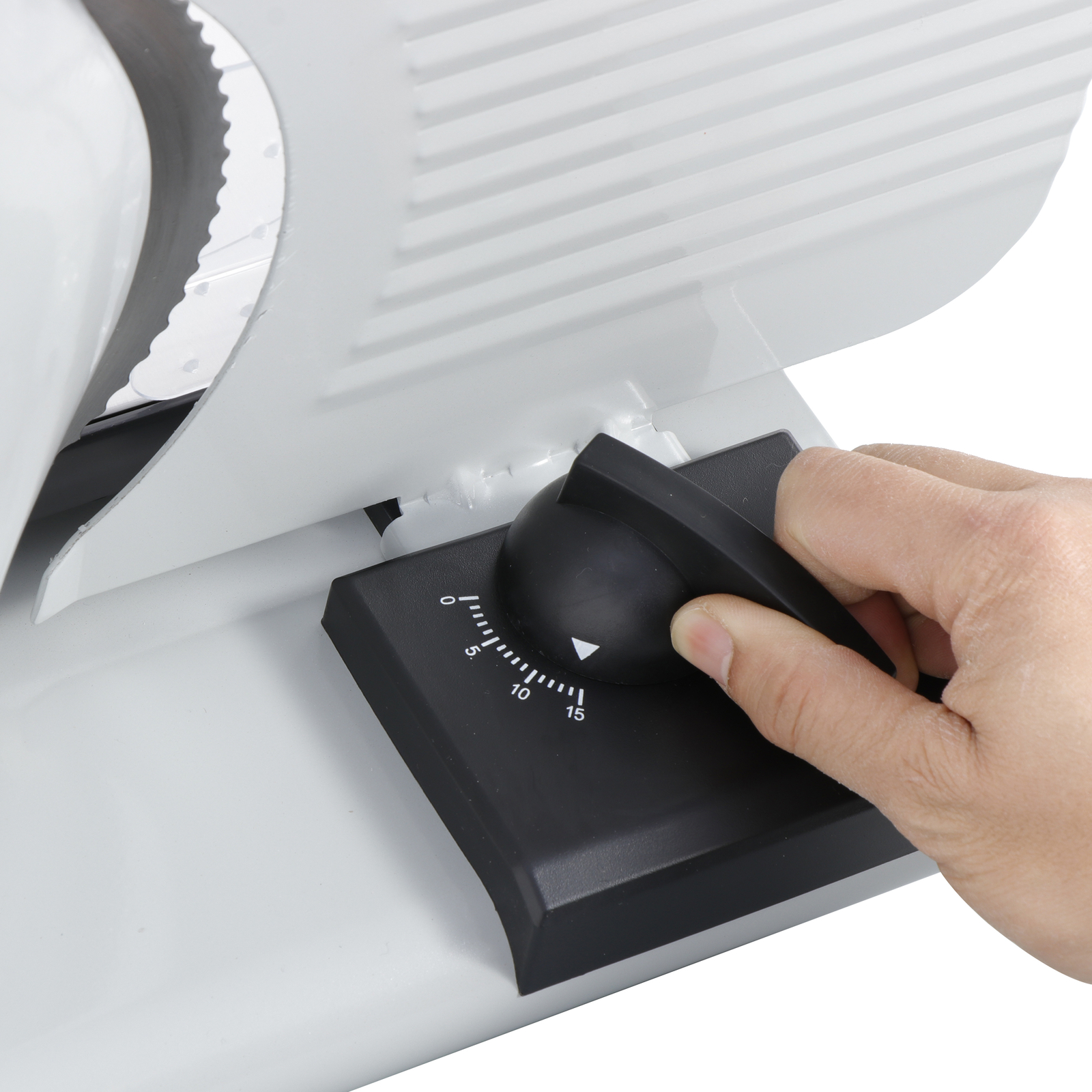 7.5" Electric Meat Slicer Blade Home Deli Food Slicer Premium Kitchen Countertop