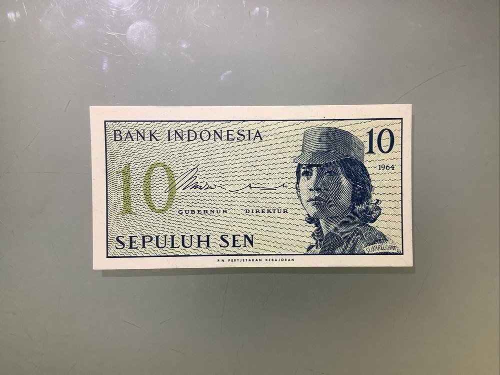 Indonesia 10 Sen 1964 UNC
