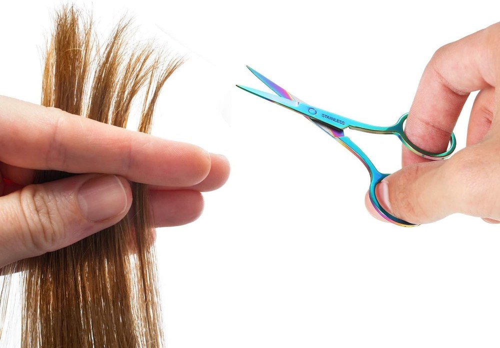 Durable Rainbow Mini Scissors Set - Perfect for Mustache and Beard Grooming