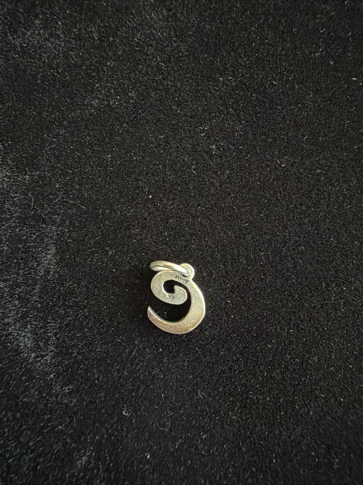 James Avery Small Script Initial Charm – Letter C Sterling Silver
