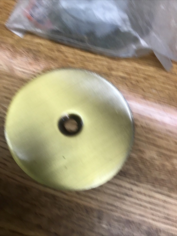 Walker 1020B Brass , Walker Duct 3” Blank Cover With 1 3/4” Reducer