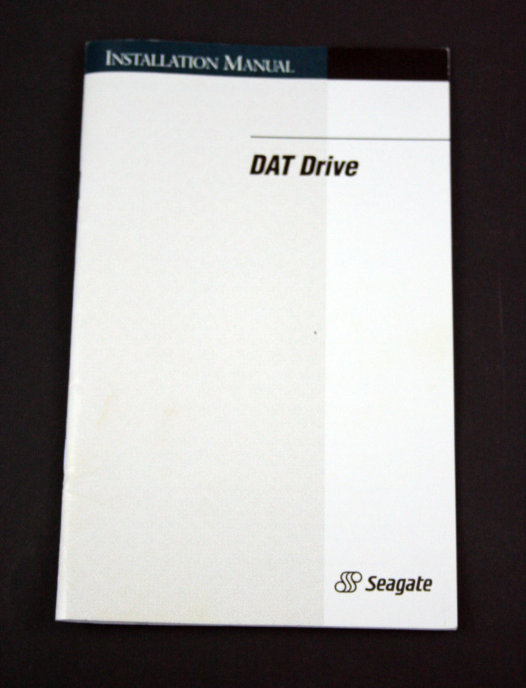 Seagate DAT Drive Installation Manual