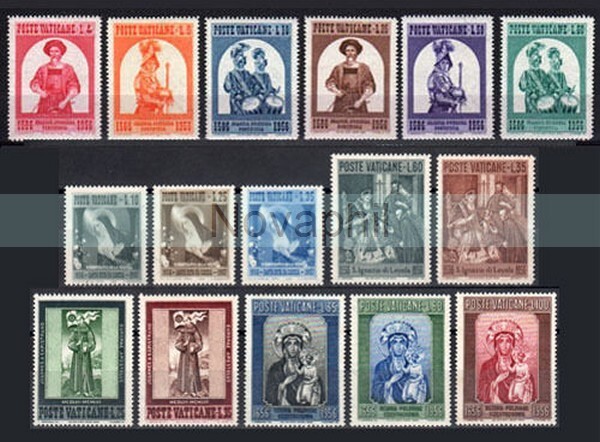 VATICANO - ANNATA 1956 NUOVA ** MNH