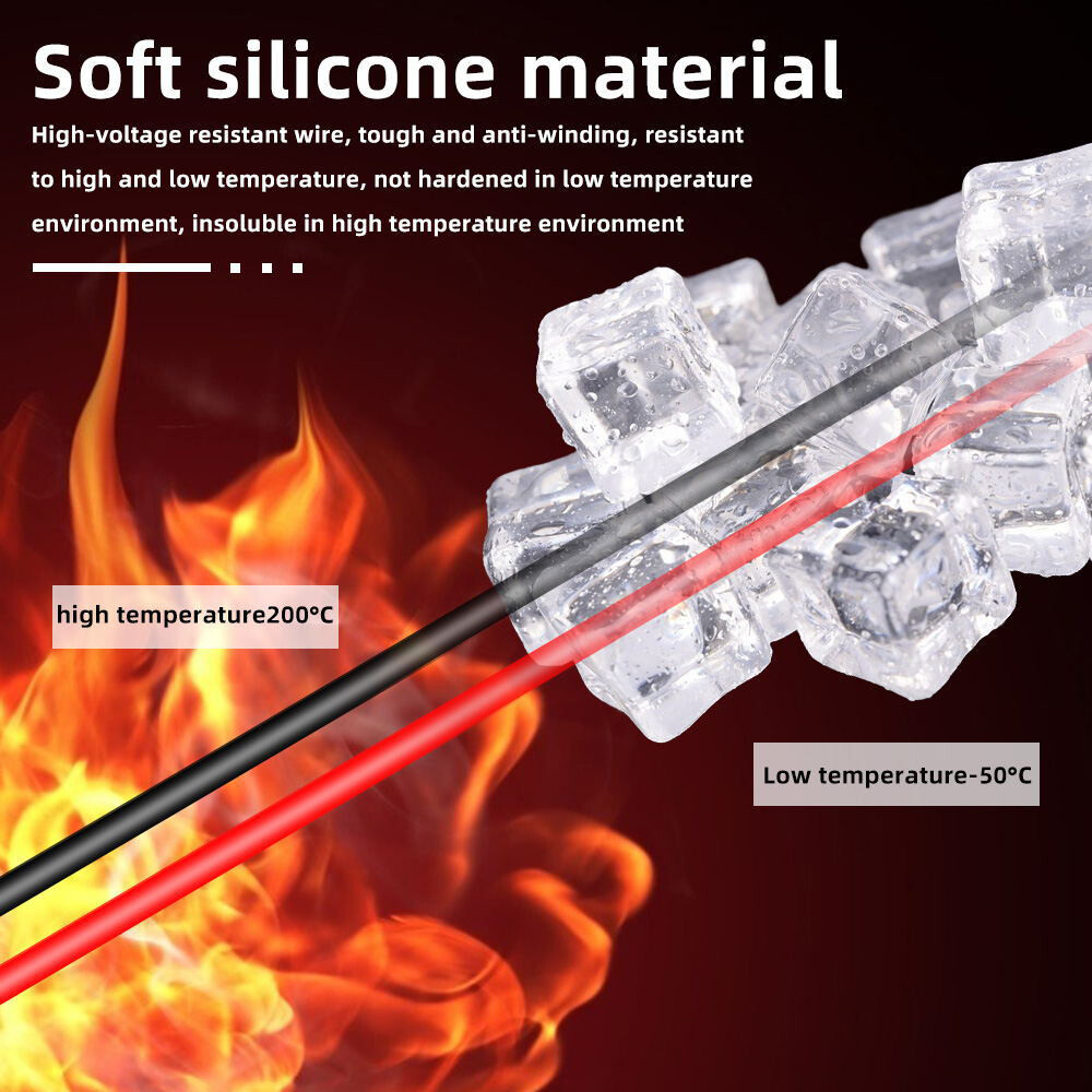 2PCS Multimeter Test Leads Electrical Cable Probes Pen Test Lead 20A 1000V