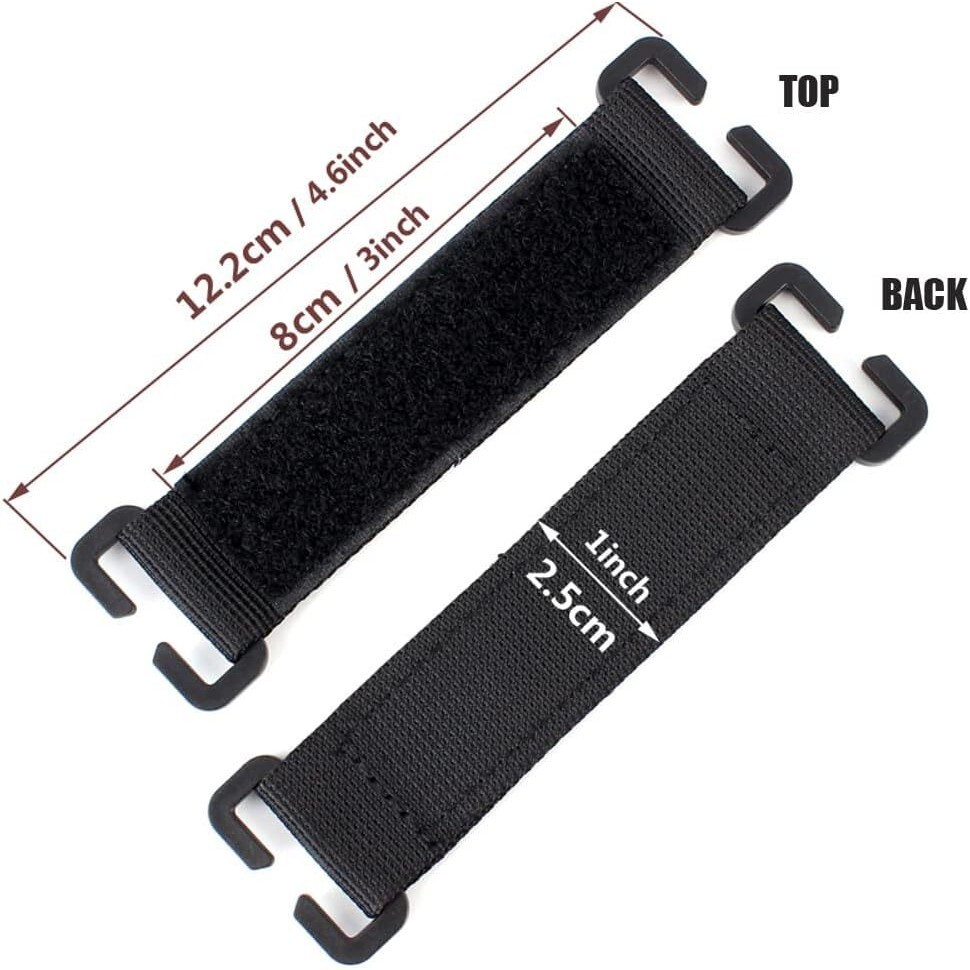 Tactical Molle Hook Loop Panel Adapter Vest Backpack Patch Converter