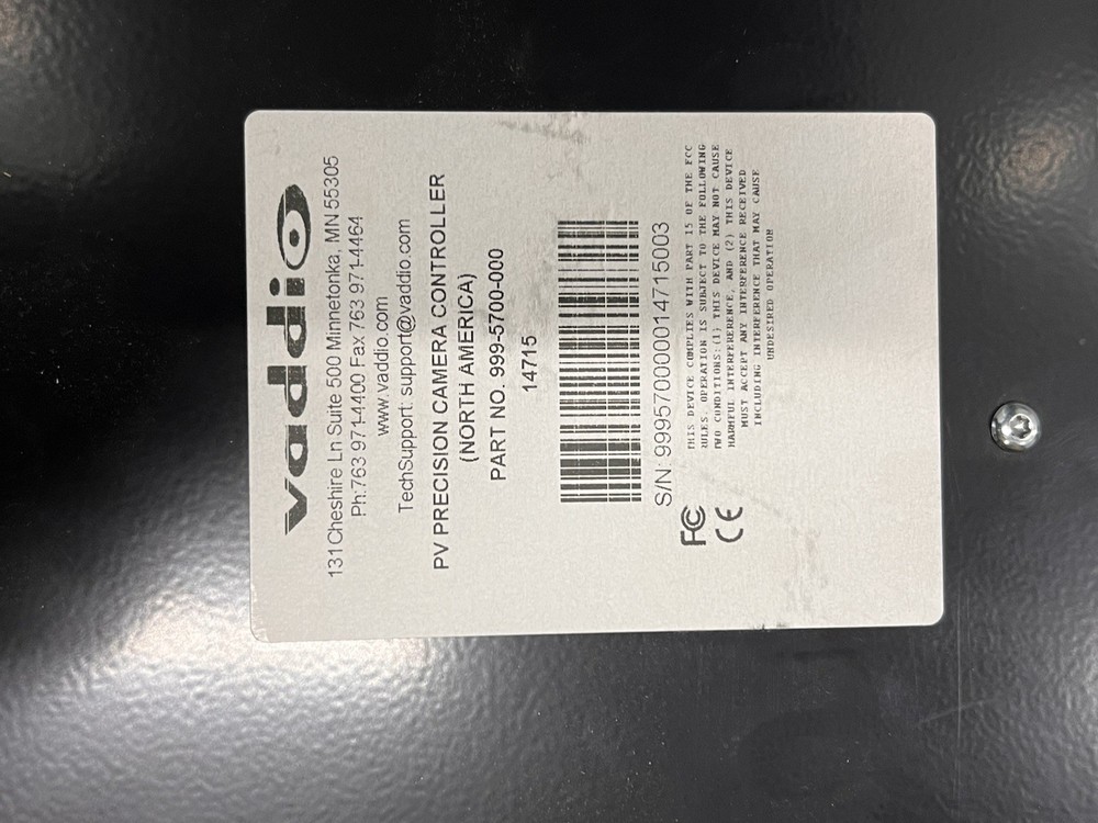 Vaddio 999-5700-000 Production VIEW PV Precision Camera Controller