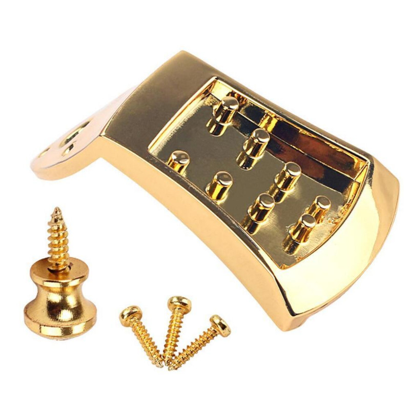 8 String Tailpiece Mandolin Screws Strap Buttons for Mical Instrument 2025