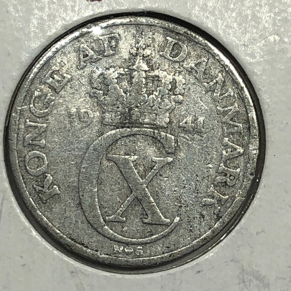 1941 Denmark 2 Ore Foreign Coin #1941