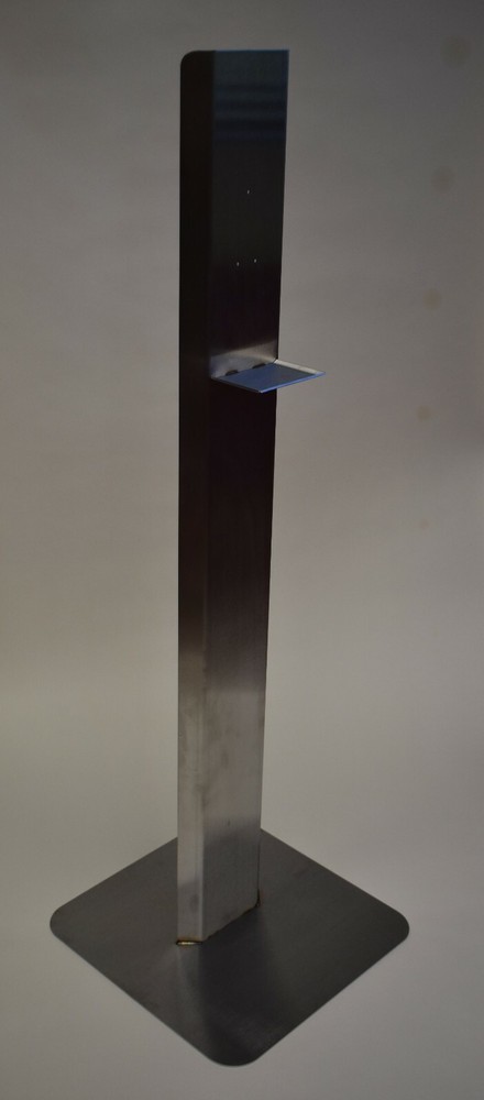 Universal disinfectant, soap, and sunscreen stand