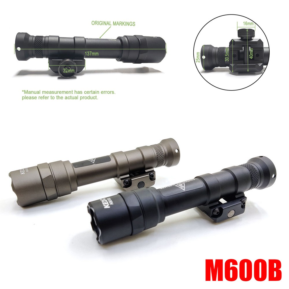 SOTAC Tactical M600B Light Rifle Weapon Flashlight with Remote Pressure Switch