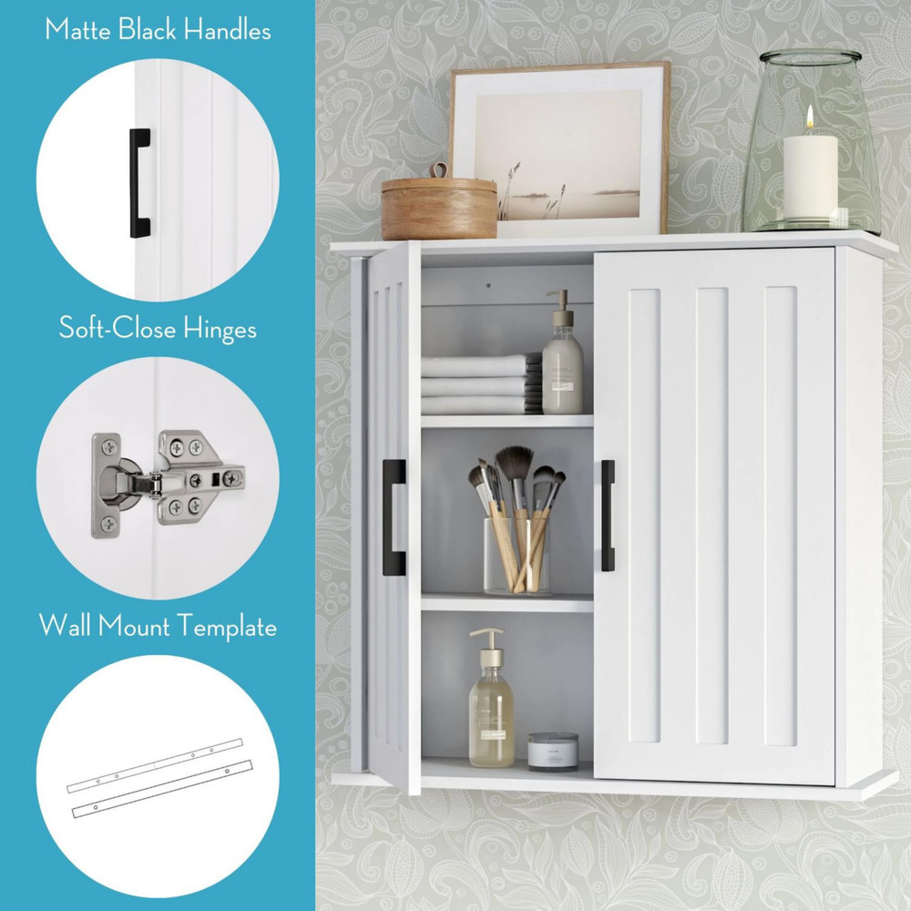 RiverRidge Home Monroe Wall Cabinet, White