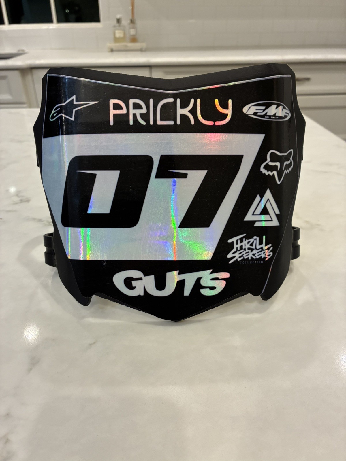 Motocutz Plate With Decal