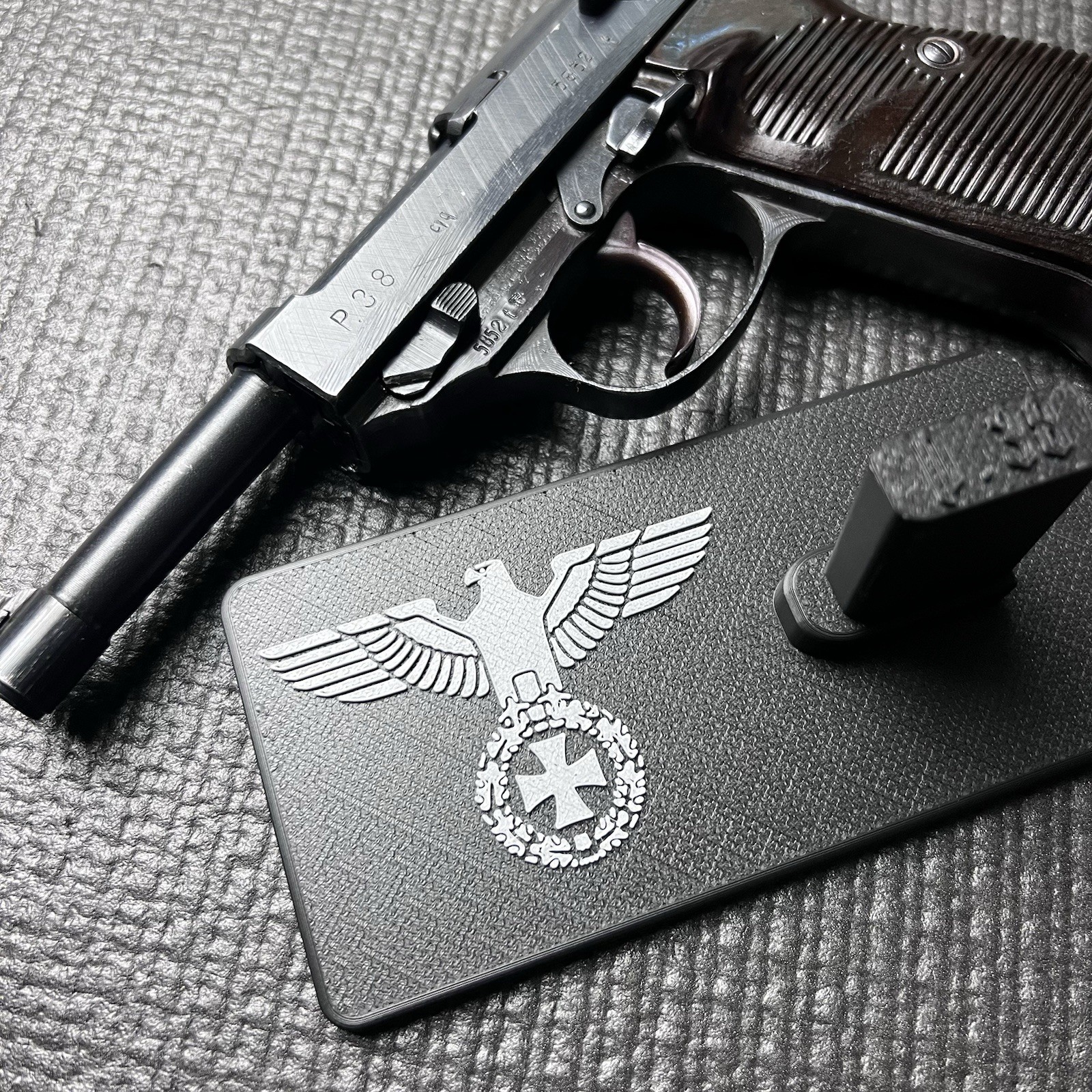 Walther P38 Pistol Display Stand Handgun Maintenance Holder WW2 German