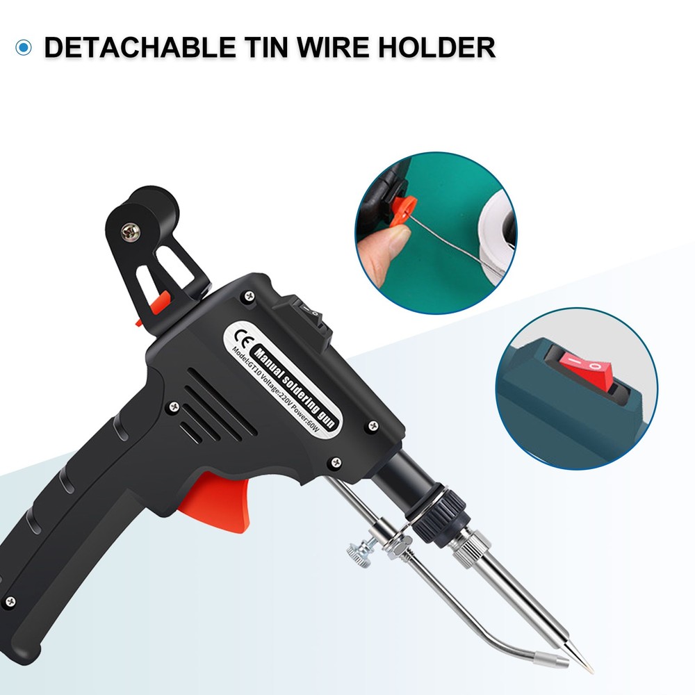 Multi-Function Iron Welder Automatic Hand-Held Solder Iron High accuracy 110Vq0