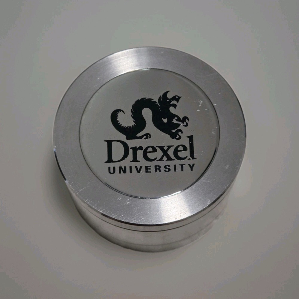 Drexel University Benchmark The Sterling Trio Clock & Thermometer