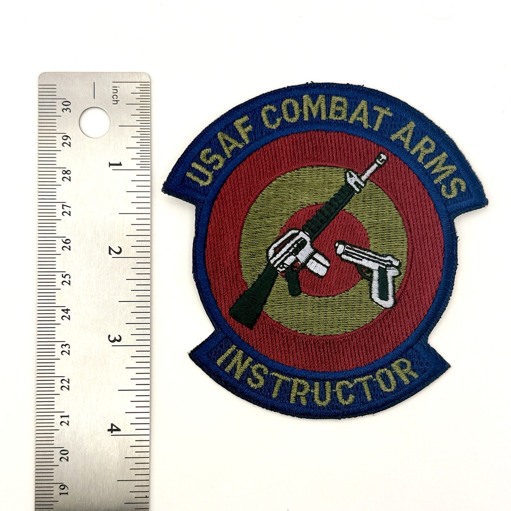 AIR FORCE PATCH - 3.75" USAF Combat Arms Instructor CATM Firearms Training