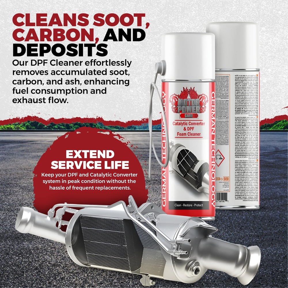 #1 DPF foam cleaner Diesel particulate filter without disassembling easy to use