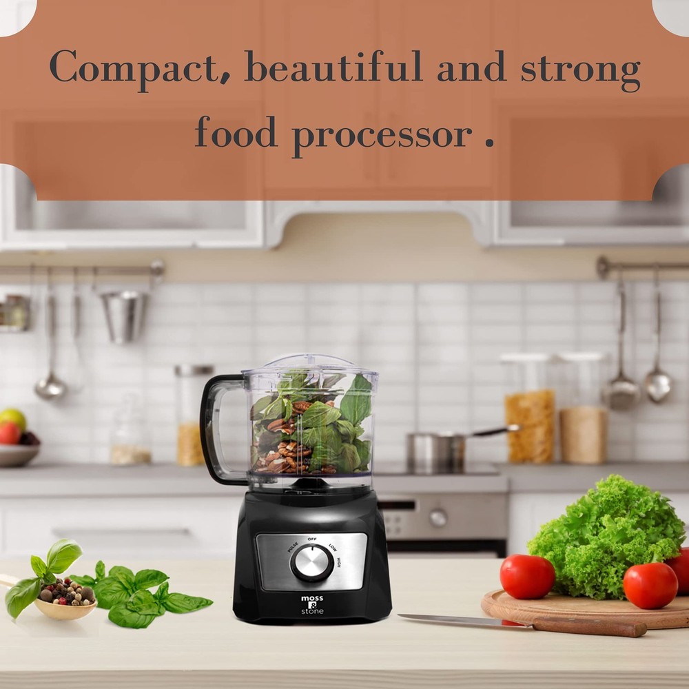 3 Cup Mini Food Processor Strong Vegetable Chopper for Dicing Chopping Mincin...