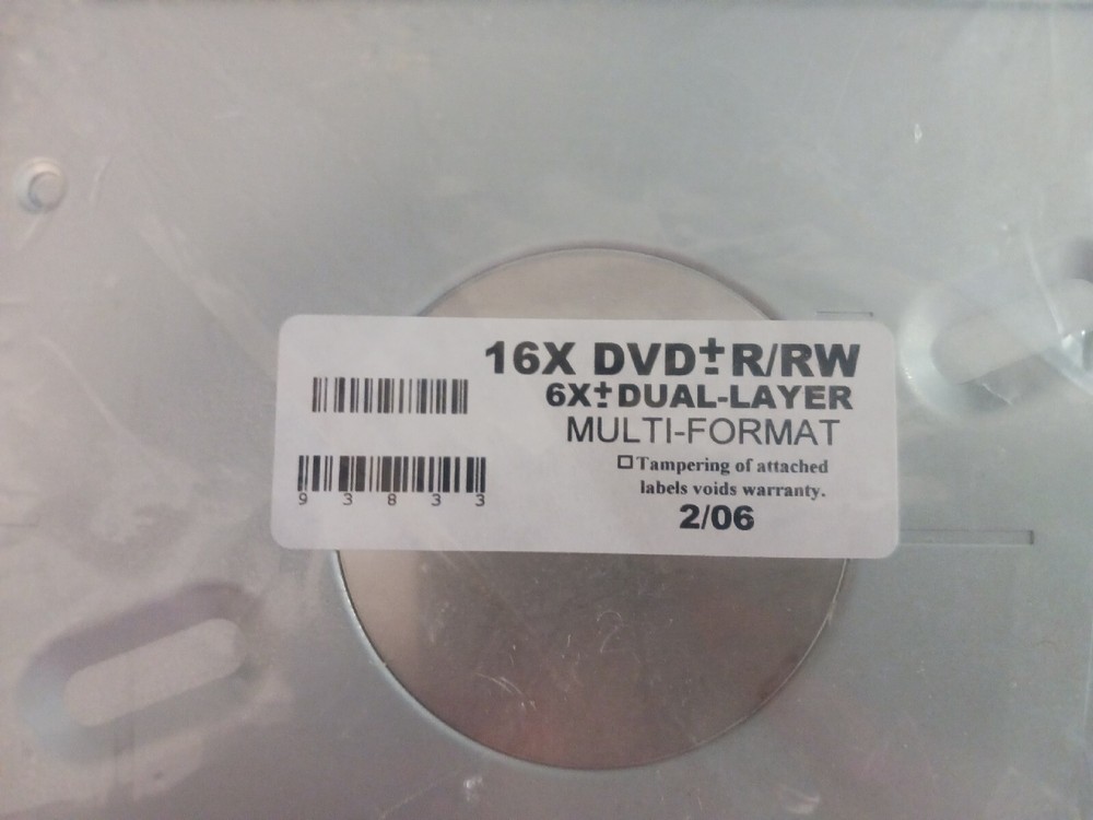 DVD +/- R/RW 8X 2.4X+R9 Dual Layer Multi Format Burner