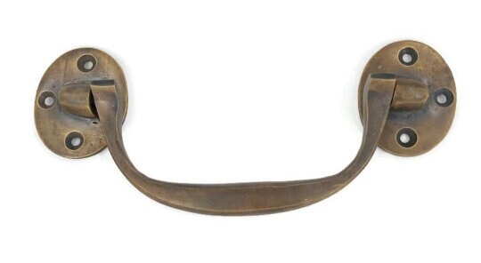 brass large sea chest Box Handle 16 cm heavy strong Solid Pulls Trunk Old Style