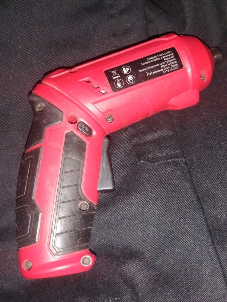 Corebilt 4V Cordless Rotating Screwdriver