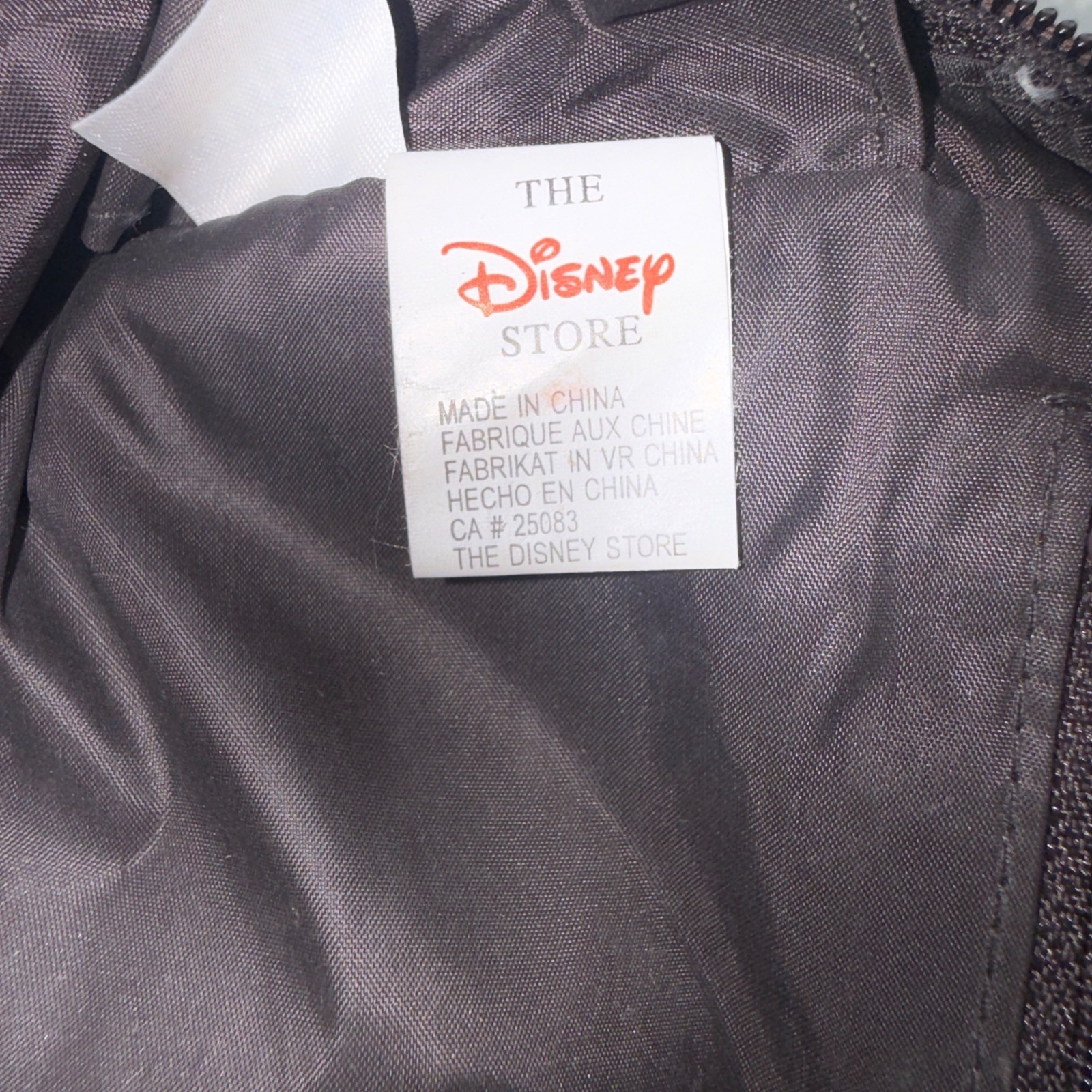 Y2K Disney Winnie the Pooh Eeyore Embroidered Velour Makeup Bag