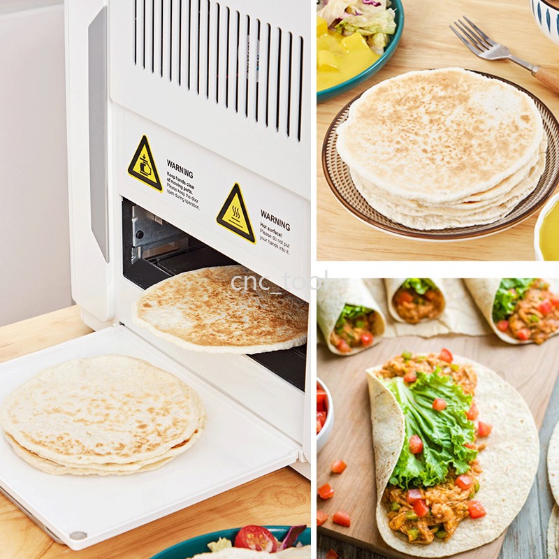 Automatic Electric Roti Maker Tortilla Flatbread Chapati Tortilla Press Machine