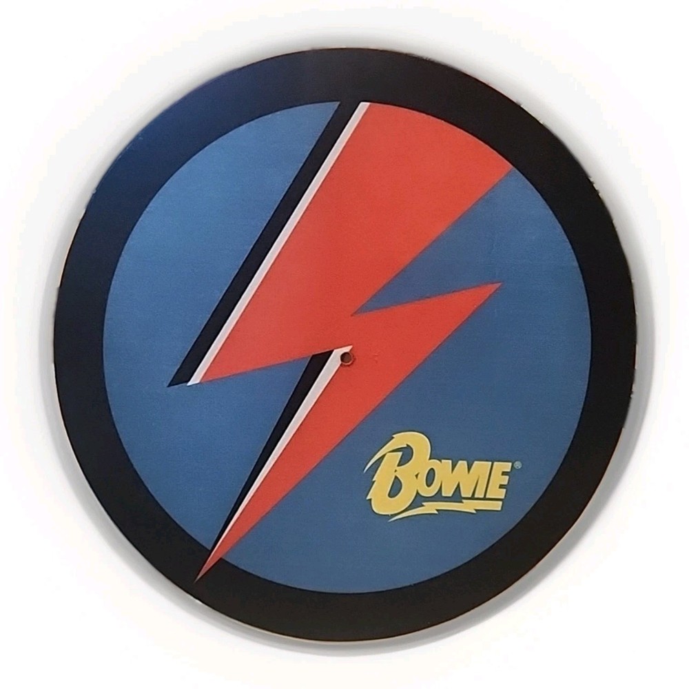 David Bowie Lightning Bolt Felt Record Slipmat