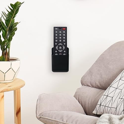 6 Pcs Remote Control Holder Wall Mount, TV Remote Controller Holder black-6pcs