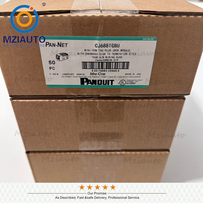 50X Cat6 MiniCom UTP RJ45 Network Jack Module Blue For Panduit CJ688TGBU Giga TX