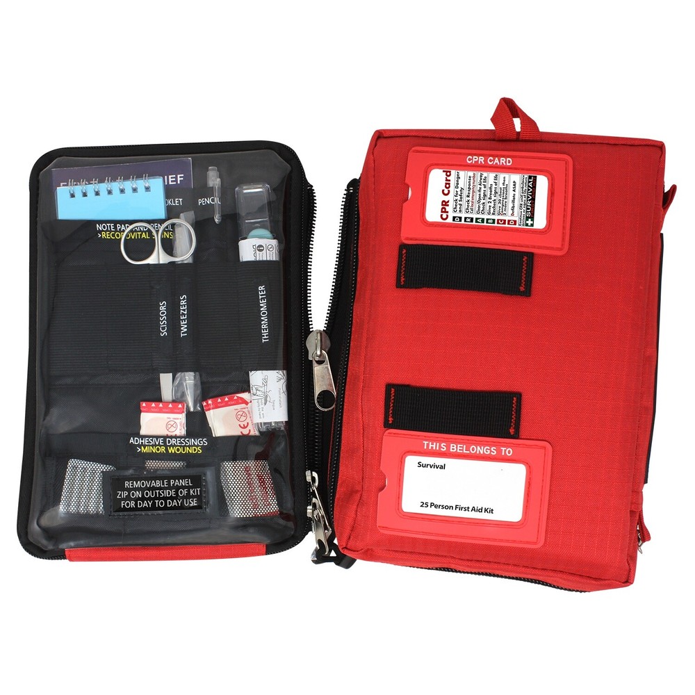 Ever Ready First Aid Survival First Aid Kit - RED