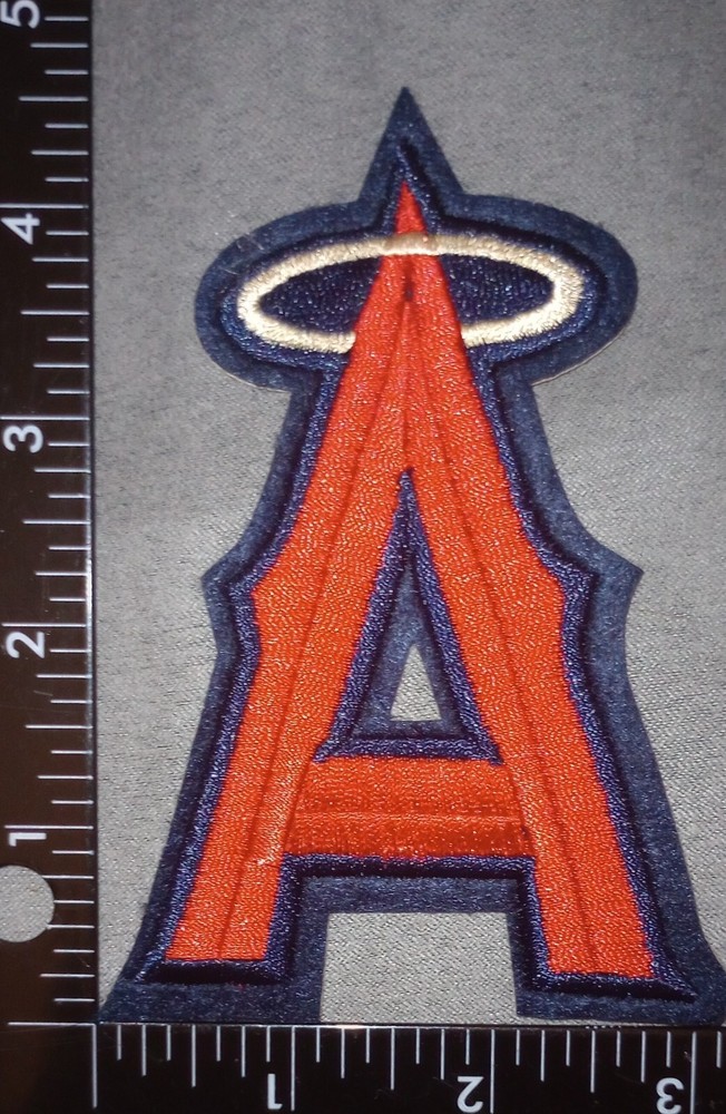 ANAHEIM ANGELS BASEBALL IRON ON PATCH