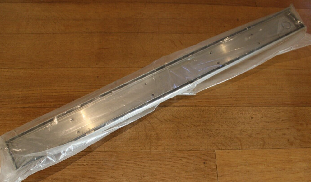 Thunderbird SDLN-36-TG - 36" Linear Shower Drain for Tile Insert Stainless Edge