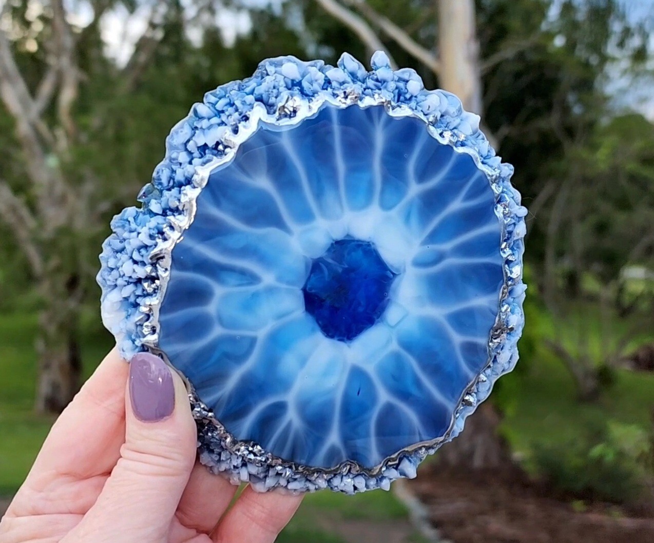 Small CHUNKY Live Edge Coaster Silicone Mold AU