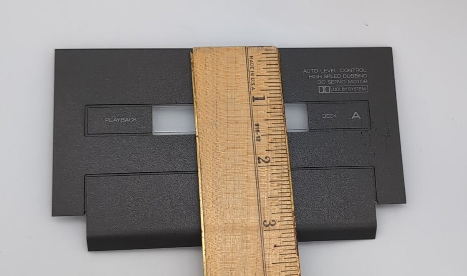 Sansui Cassette Deck Door Covers both A & B From DR-E370 Pair