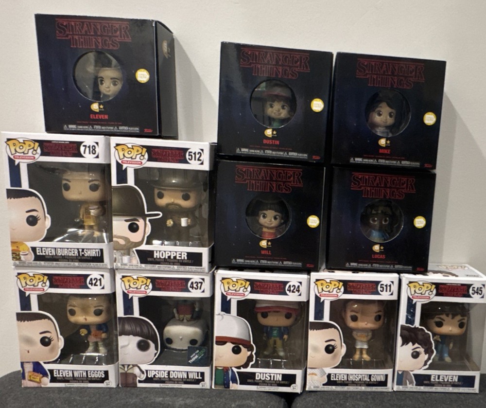 Funko Stranger Things Vinyl Figures Mixed Lot Boxed Multipack